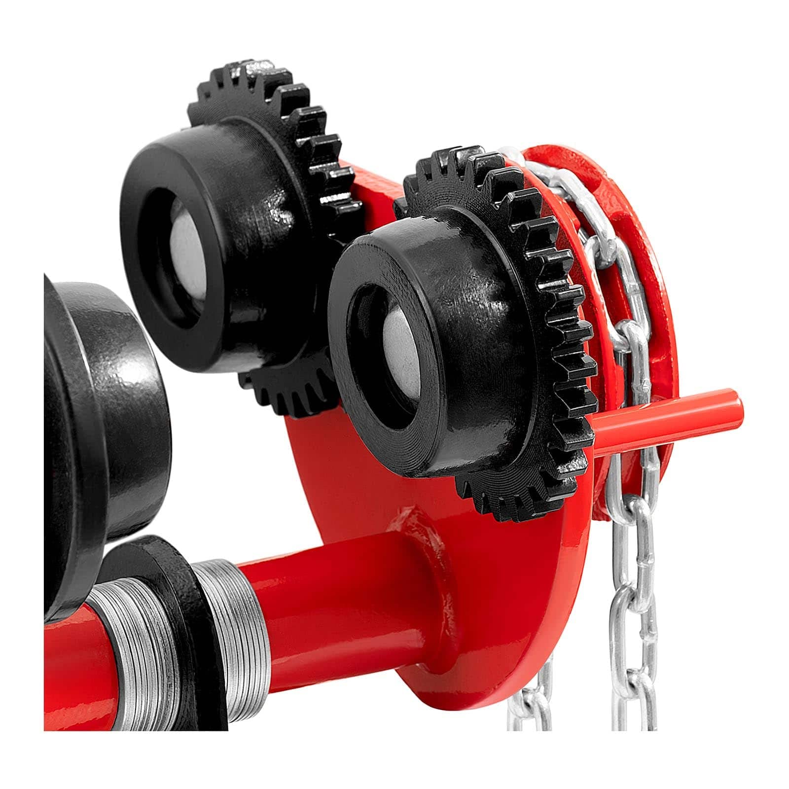 Steinberg Systems Carro para Polipasto Carrito SBS-RT-2000C (Capacidad de carga: 2.000 kg, Rango de ajuste: 90-135 mm, Acero al carbono)