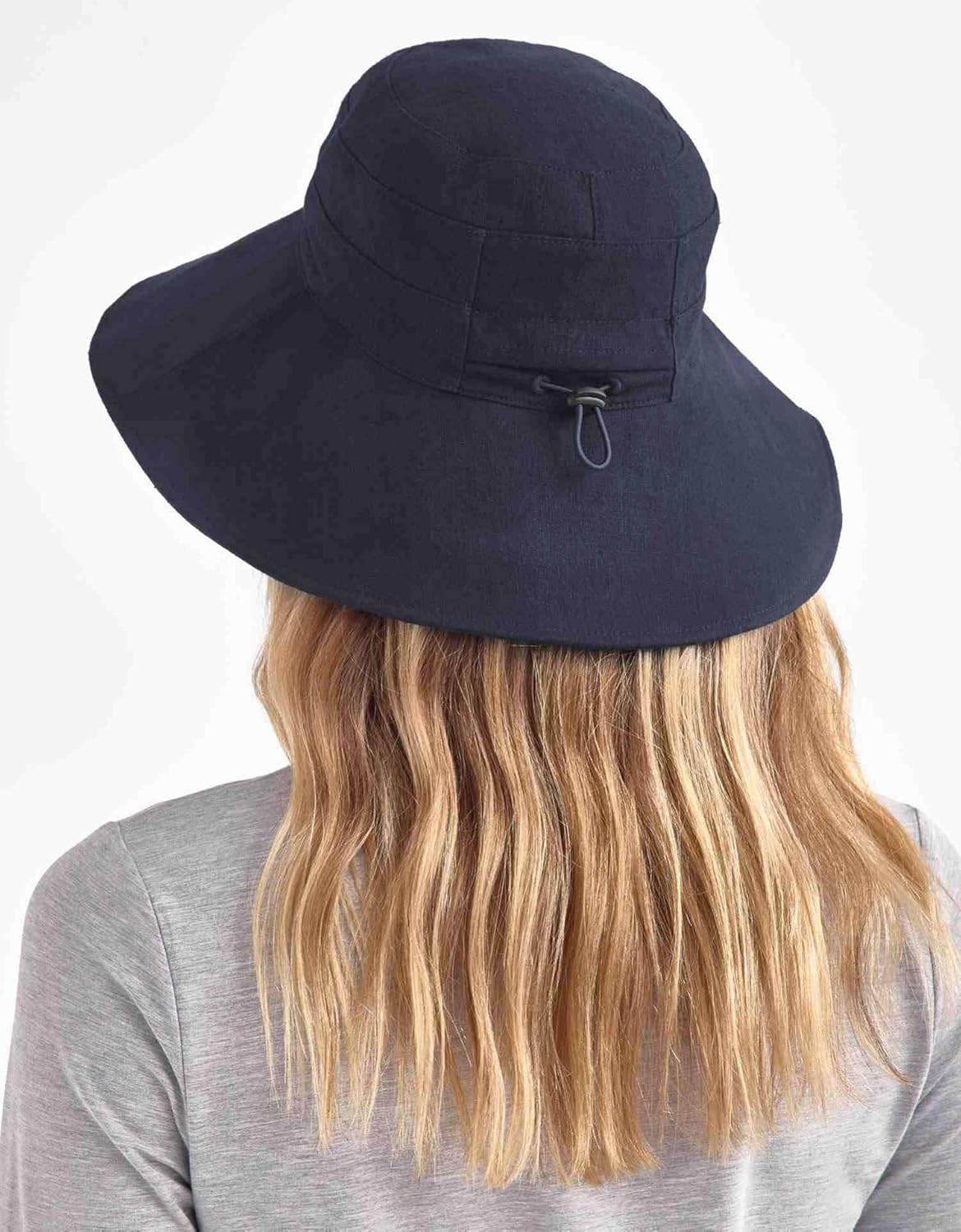 Solbari Resort Wide Brim Sun Hat UPF 50+ Packable UV Protection, Adjustable Size, Ponytail Opening, Stylish, Breathable - Image 5