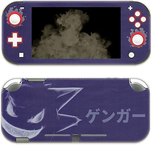BelugaDesign Gengar Switch Skin Linda calcomanía de vinilo pastel Anime Ghost Kawaii Juego de dibujos animados japonés compatible con Nintendo