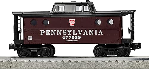 Miniatura 7 de LionChief - Tren Pennsylvania Flyer con Bluetooth 5.0, escala O, locomotora 0-8-0, tren de mercancías