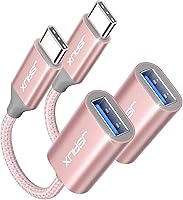 Vista 14 de JSAUX Adaptador USB C a USB 3.0 [2 unidades], USB C macho a USB hembra OTG adaptador compatible con MacBook Pro/Air, iPhone 17 Pro Max/iPhone