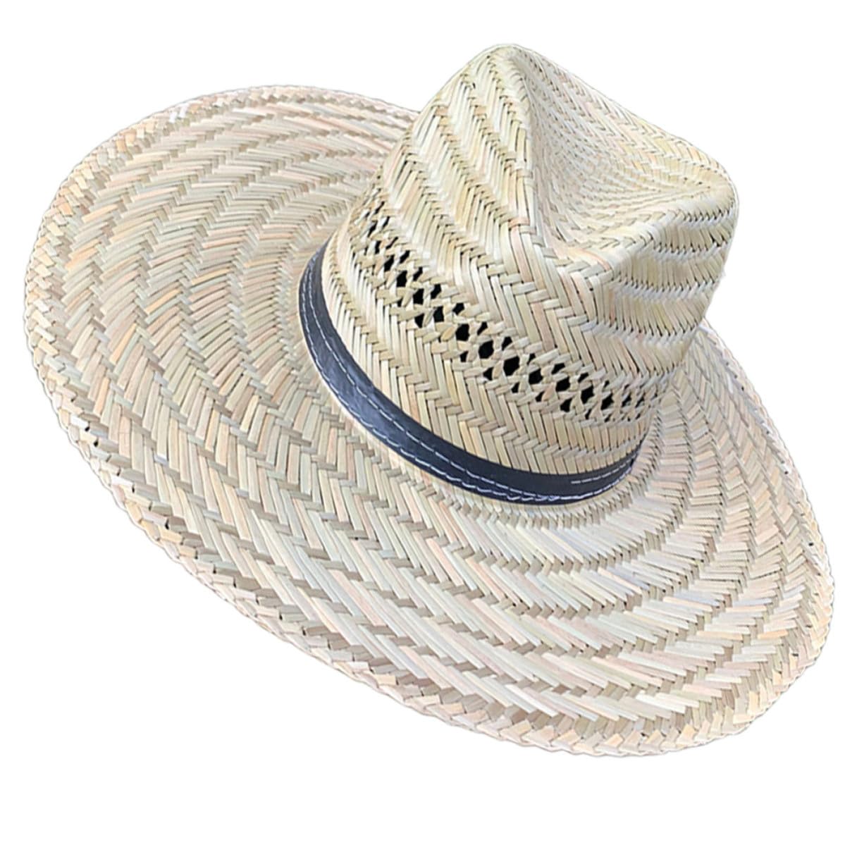 OSALADI 3 Pezzi Cappello di Paglia Estivo Tesa Larga per Uomo e Donna, Portatile e Traspirante, Protezione Solare Completa, per Ciclismo e Campeggio in Estate