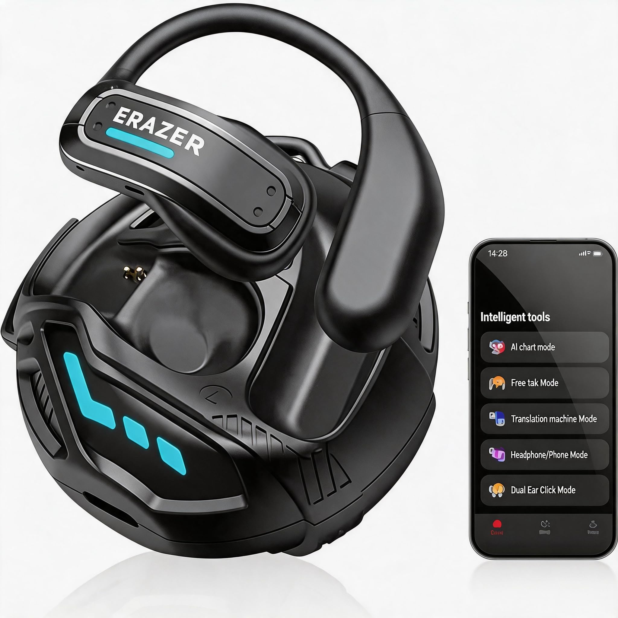 Amazon.com: QYGCKJ ERAZER X8 Translator Earbuds Real-time AI