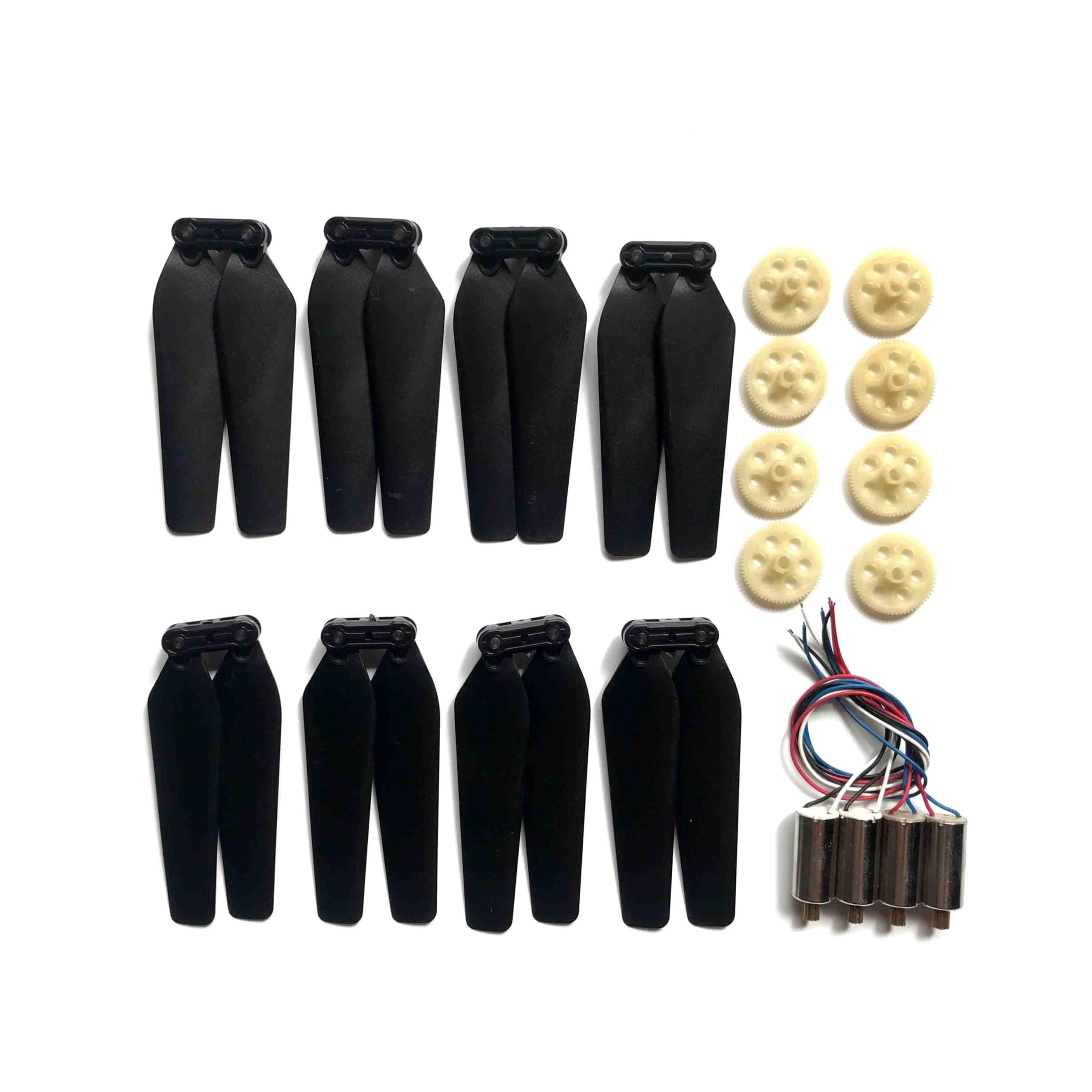 LILYY Accessori per droni Motori Motore Eliche Lame Ingranaggio Principale Set for SJR/C SJRC Z5 GPS Drone RC Quadcopter Ricambi Accessori Facile da installare