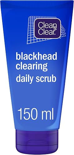 Clean & Clear Blackhead Clearing Cleanser 150ml Oil-Free Face Wash for All Skin Types, Salicylic Acid Formula to help Prevent Blackheads and Delicately Remove Dead Skin, Oil & Impurities