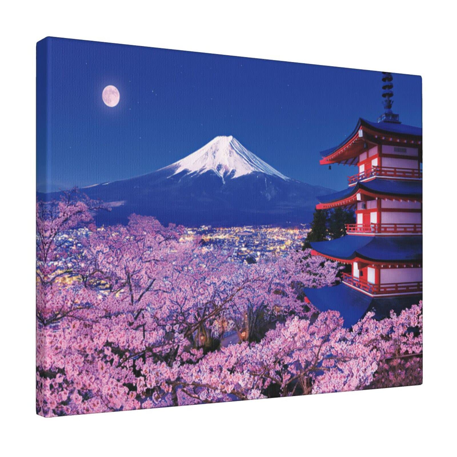 富士と夜桜 【公式通販】