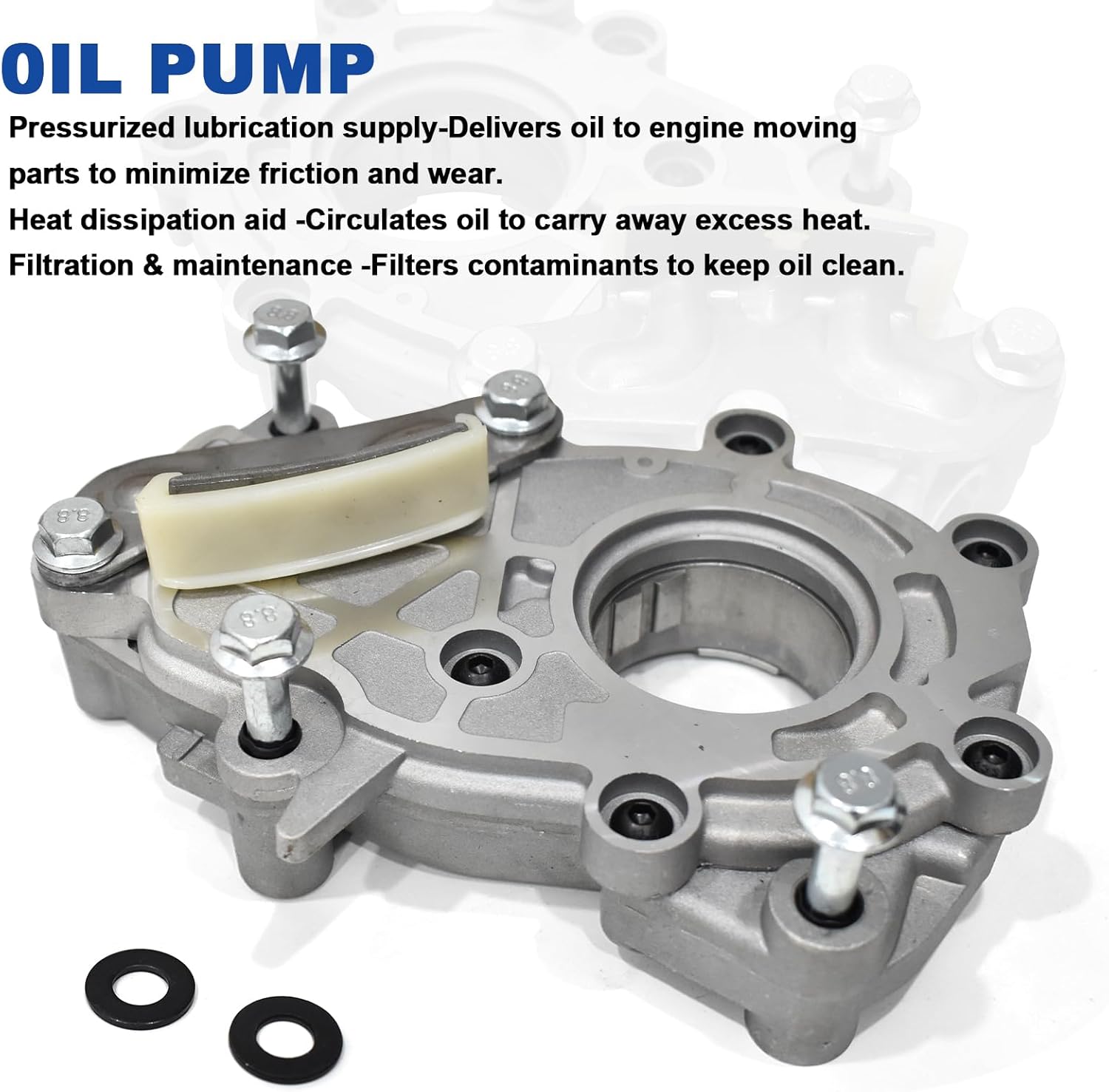 3.6 Timing Chain Kit w/4 VVT & Oil Pump & Water Pump for Chevy Camaro Equinox Traverse, GMC Terrain Acadia, Cadillac XTS Buick Lacrosse 2.8L 3.0L 3.6L V6# 9-0753S