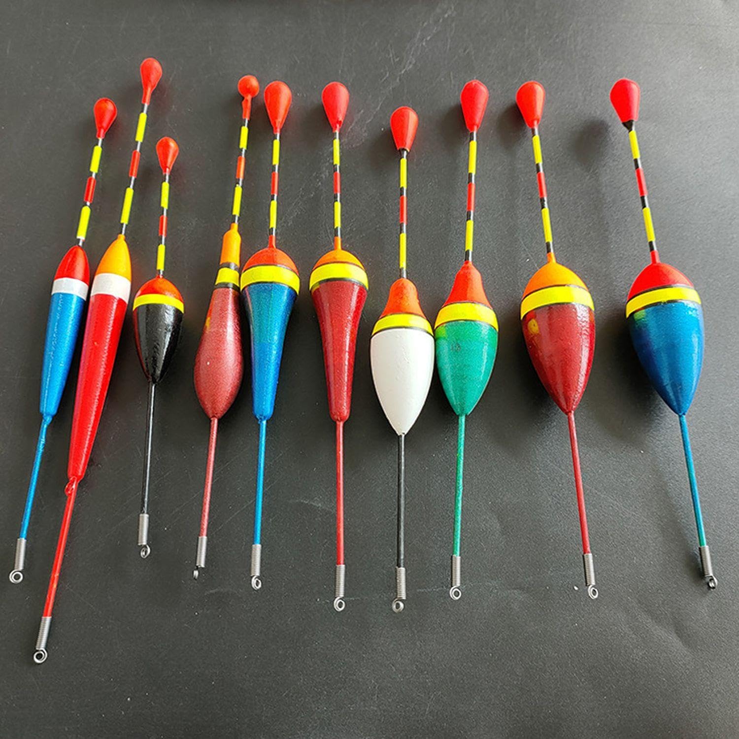 20 Boyas De Pesca, Flotadores Rugosos para Pesca, Accesorios De Pesca Al Aire Libre, Juegos De Herramientas De Pesca, Juegos De Aparejos De Pesca, Kits De Pesca Flotante, Flotadores Crucianos