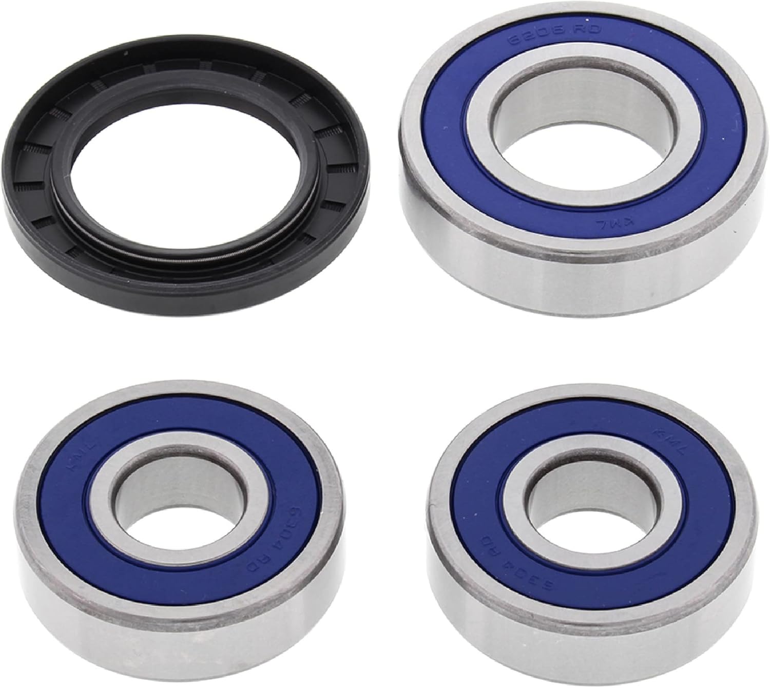 All Balls Racing 25-1287 Rear Wheel Bearing Kit Compatible with/Replacement for Kawasaki H2 Mach IV 1972-1975, KZ 750 G LTD 1980, KZ 900 A 1976-1977, Z 1 1973-1975