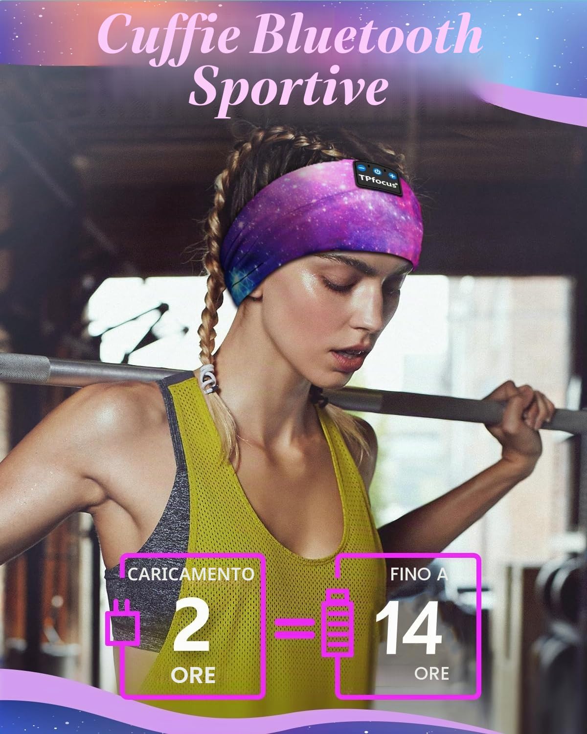 Cuffie per Dormire Bluetooth 5.2 Regalo Uomo & Donna,Sleep Headphones Sonno Cuffie Fascia Sportiva, Wireless Ricaricabile Cuffie Bluetooth Dormire per Correre