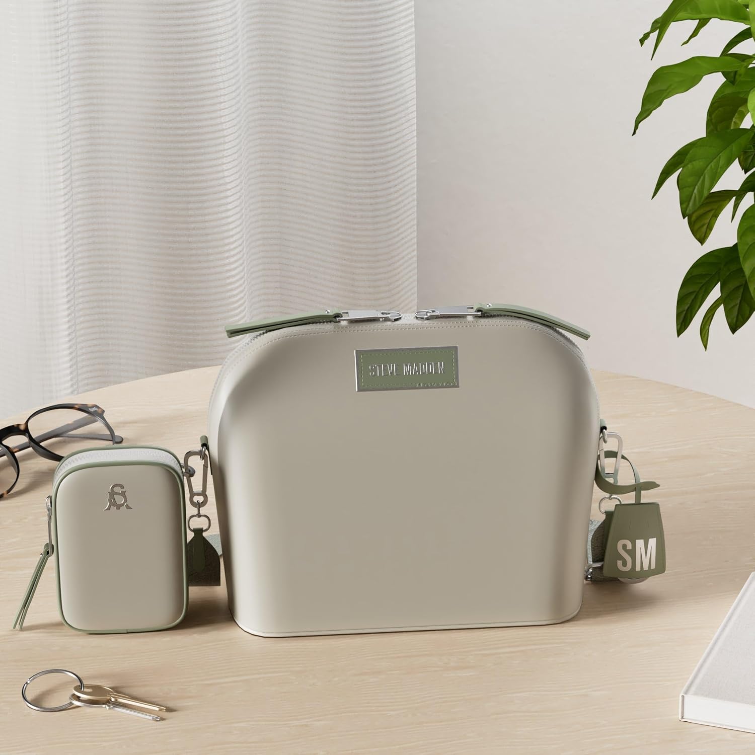 Steve Madden womens Steve Madden Farren Nylon Dome Crossbody Bag - Image 4