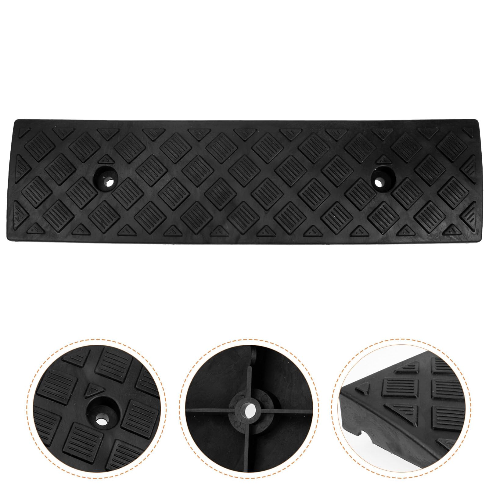 Rampas para cortacésped, rampa de acera, rampa de pendiente para coche, rampas de umbral de alta resistencia para coche, motocicleta, muelle de carga, camioneta, silla de ruedas, rampa negra para co
