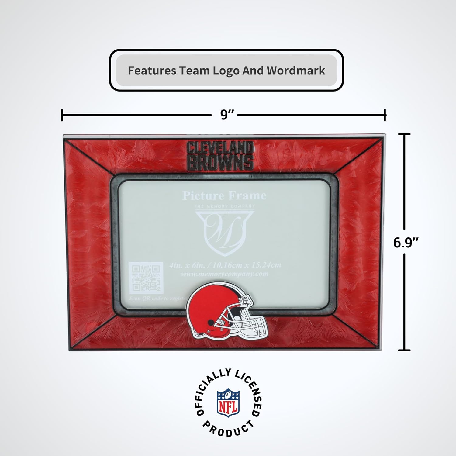 The Memory Company Officially Licensed Team Art Glass Frame, Cleveland Browns - Image 5