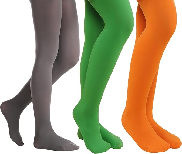 EVERSWE Microfaser 40 DEN Kinder Strumpfhose für Mädchen 3er Pack - 5
