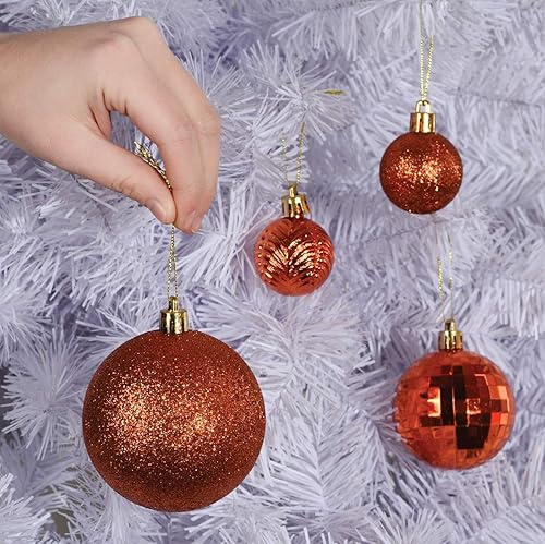 Miniatura 25 de PREXTEX - Adornos navideños inastillables de 36 piezas en azul medianoche: elegantes bolas de adorno navideño, juego ideal de adornos navideños Azul