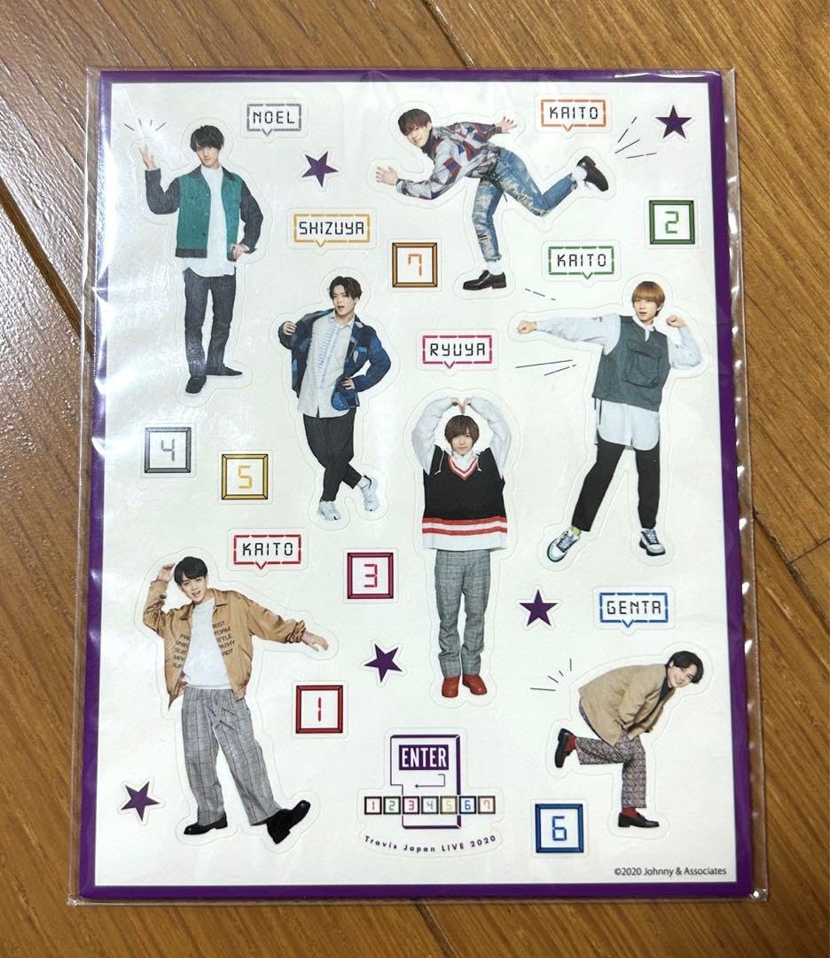 Amazon.co.jp: Travis Japan トラジャ Eeter1234567 ステッカー1 : 車