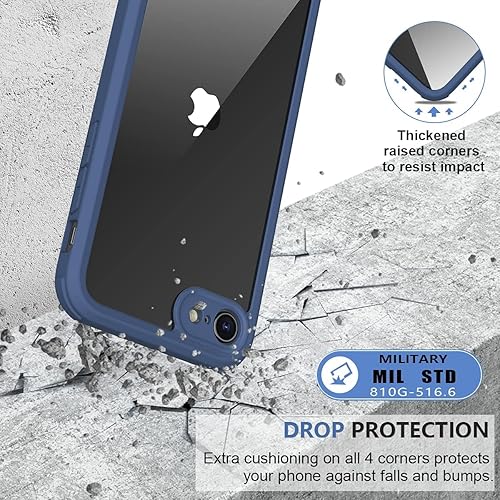 Miniatura 631 de Miracase Glass Series - Funda magnética para iPhone 15, compatible con MagSafe, de cuerpo completo, protector de pantalla de vidrio 9H integrado