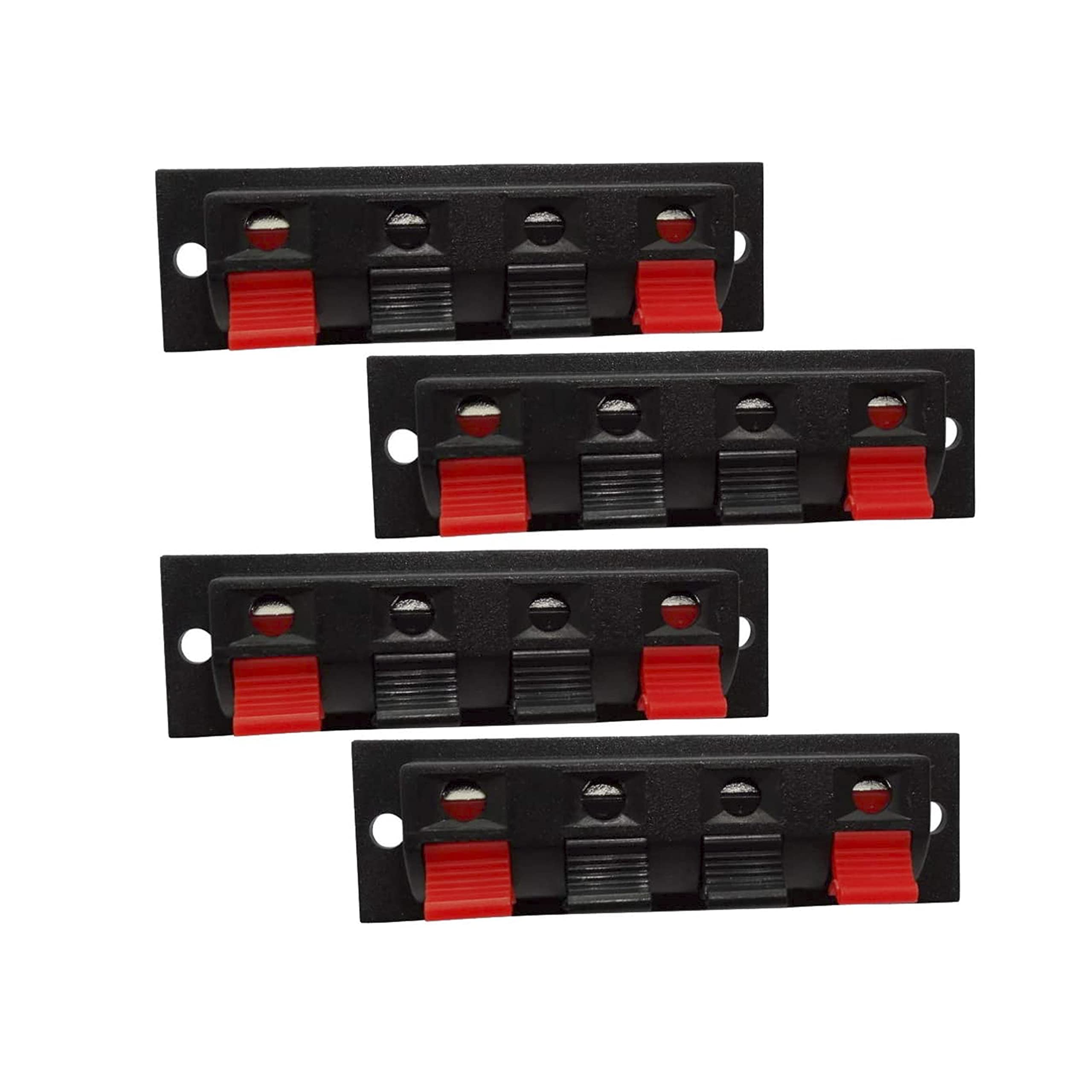 4x Morsettiere Con Terminale A Vite - Adaptout Marca Francese, 4 Vie