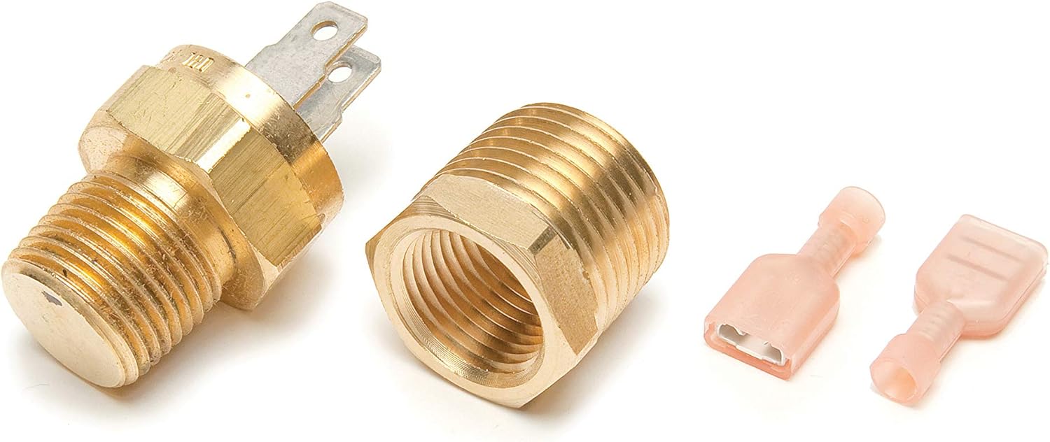 Painless Performance 30111 Thermostatic Switch with Adapter, 185 On/175 Off