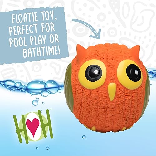 Miniatura 4 de HuggleHounds Ruff-Tex - Pelota de látex para perros, juguetes de goma, juguetes para cachorros, esenciales para cachorros, pelota chirriante