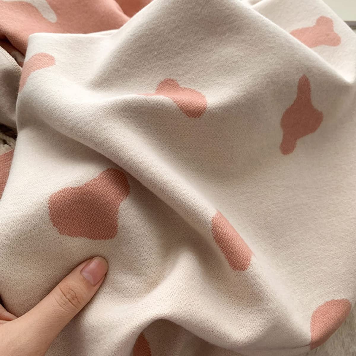Bufanda ligera y elegante de imitación de cachemir con estampado de vaca, ideal para otoño e invierno. Perfecta para mamá y mujer.