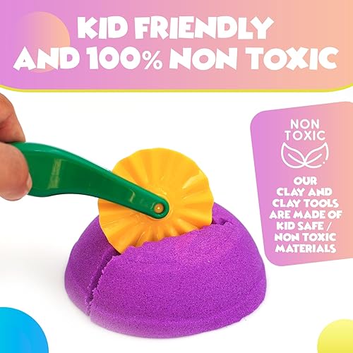 Miniatura 5 de Juego Strokes de 6 herramientas para moldear arcilla y pastas para niños de 3 años en adelante