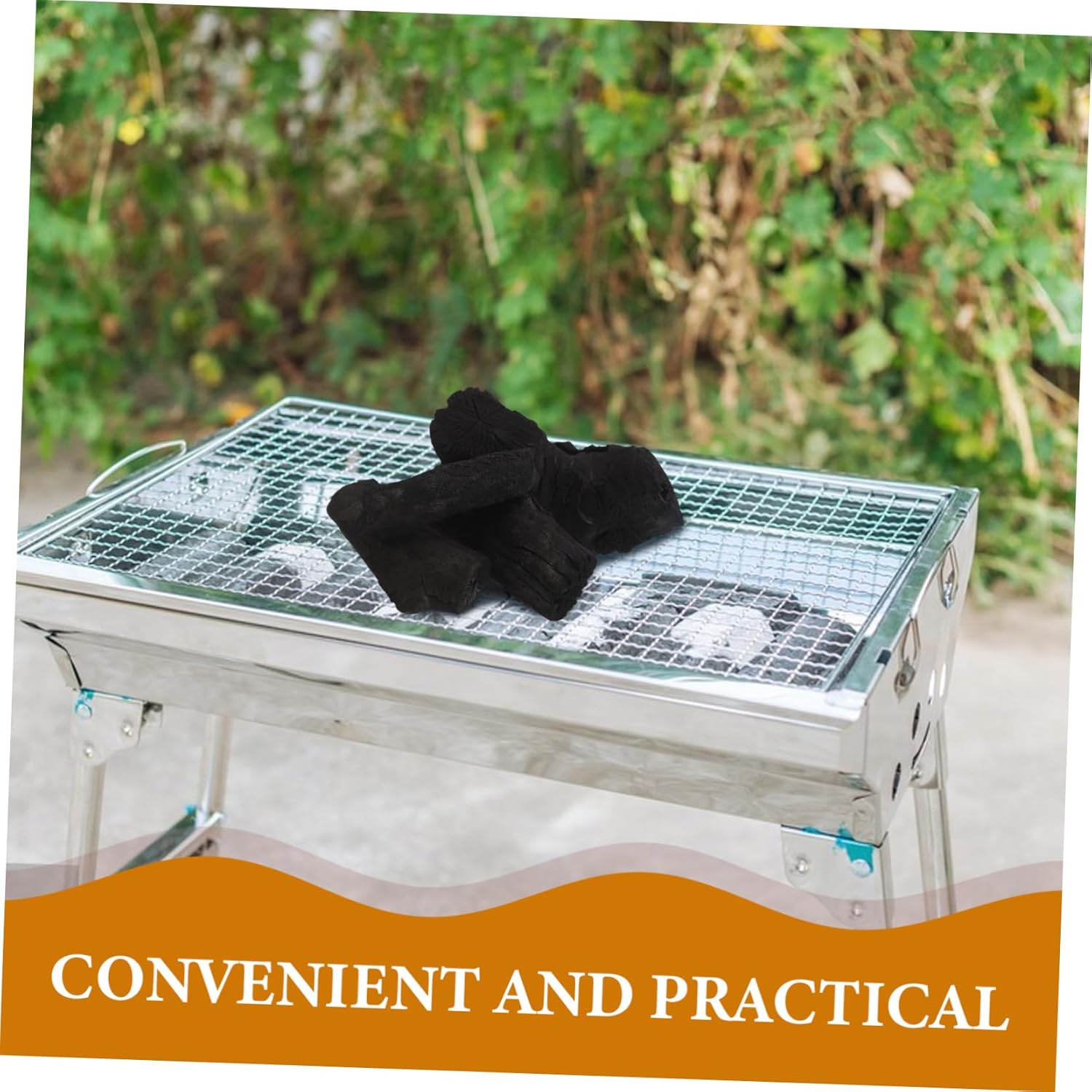 1bag Fruit Wood BBQ Charcoal Nonsmoking Long-Burning Easy Ignition Enhance Flavors for Outdoor Grilling Stove and Fireplace