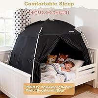 Vista 8 de Carpas de Cama con Dosel - Carpa de Ensueño Privada para Dormir Cómodamente en Interiores, Reductora de Luz y Transpirable, con Carpa de Cama