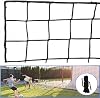 Wiseek Soccer Backstop Net, High Impact Soccer Barrier Net, Nylon Soccer Practice Sports Netting 10x20ft10x30ft10x40ft Installation Rope Included