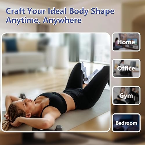 Miniatura 7 de Thigh Master, entrenador muscular del suelo pélvico ajustable en 360 con pantalla LED, ejercitador interior del muslo con banda de resistencia de 20