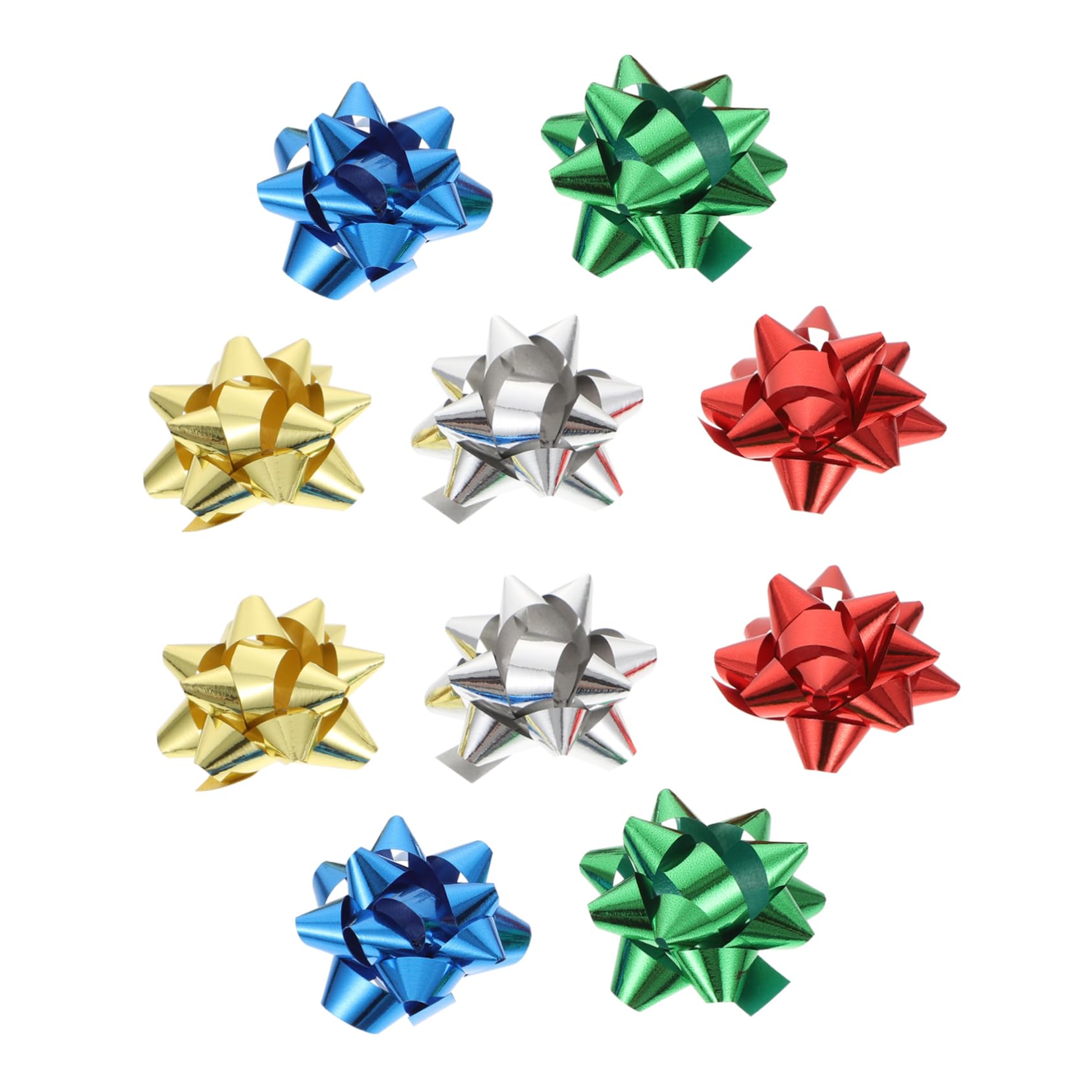 Fleurs en plastique bricolage de Noël et ornements étoiles pour loisirs créatifs