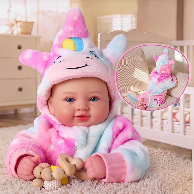Muñeca Bebé Realista BABESIDE de 17 Pulgadas miniatura 3