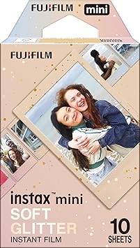 Fujifilm Instax Mini Soft Glitter Instant Film, 10 Exposures