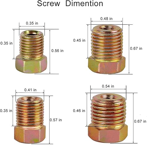 Miniatura 4 de Kit de tubos de línea de freno MuHize mejorado - 25 pies de 316 de cobre recubierto, tubo flexible, rollo de 25 pies 316" (incluye 16 accesorios)