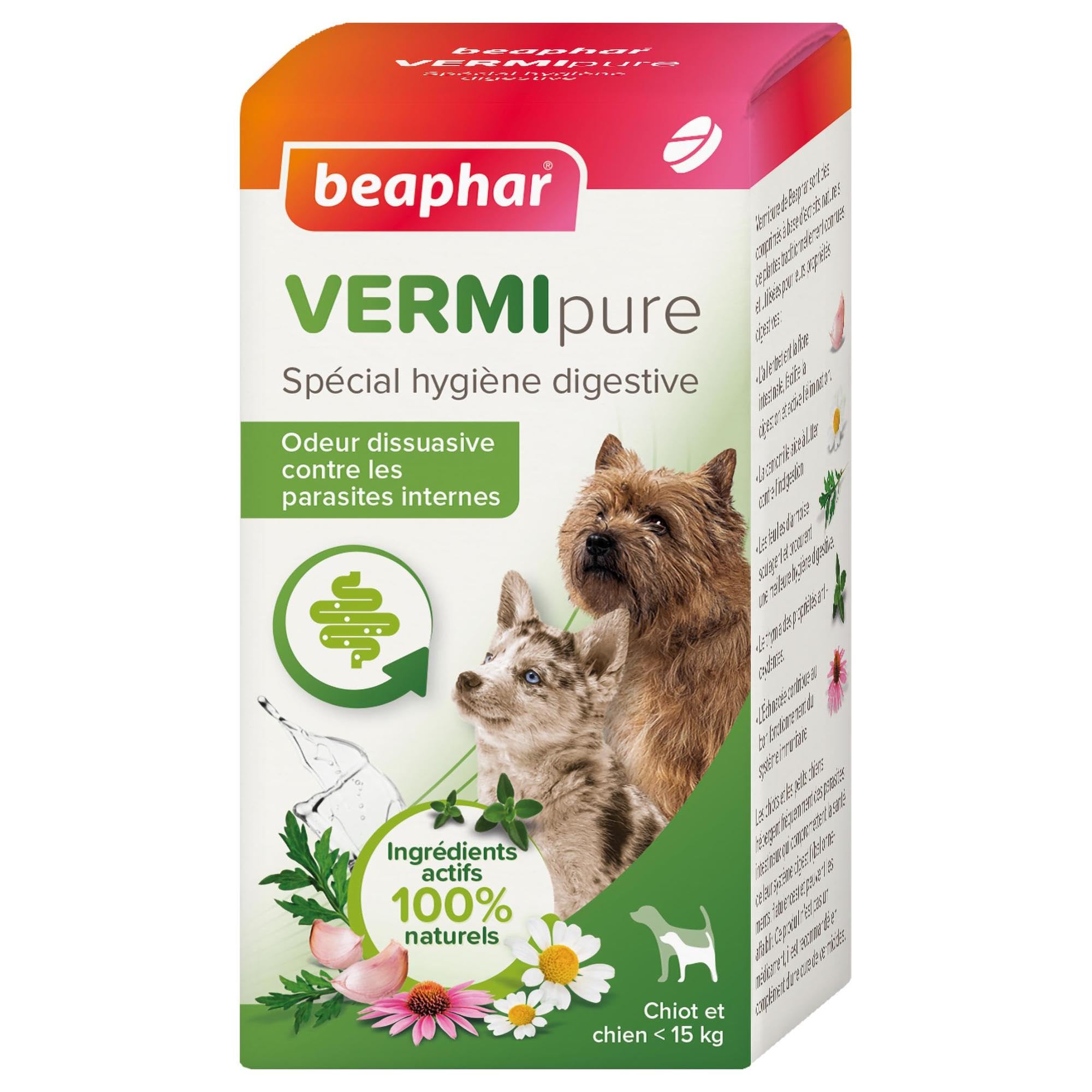 Beaphar Natural Dog Worming Tablets Small <15 Kg