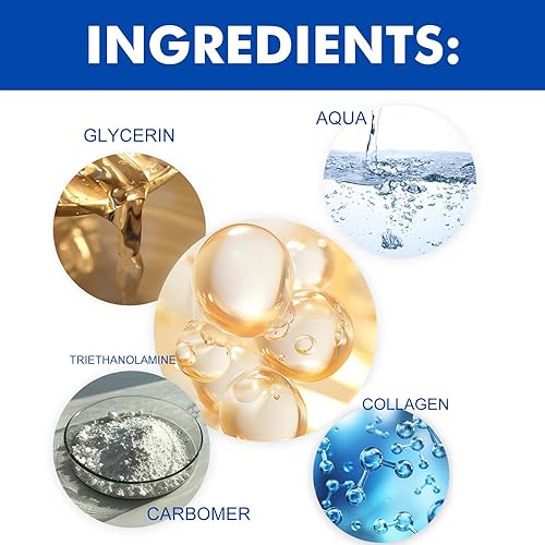 Miniatura 5 de Suero facial reafirmante con glicerina y carbómero - Tratamiento antienvejecimiento para elasticidad, hidratación y brillo juvenil, ligero y de