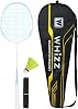 WHiZZ Carbon Graphite Badminton Racket, Lightweight Badminton Racquet for Training, Excercise, School Sports, Incl. Shuttlecock, Grip Tape & Carrying Bag