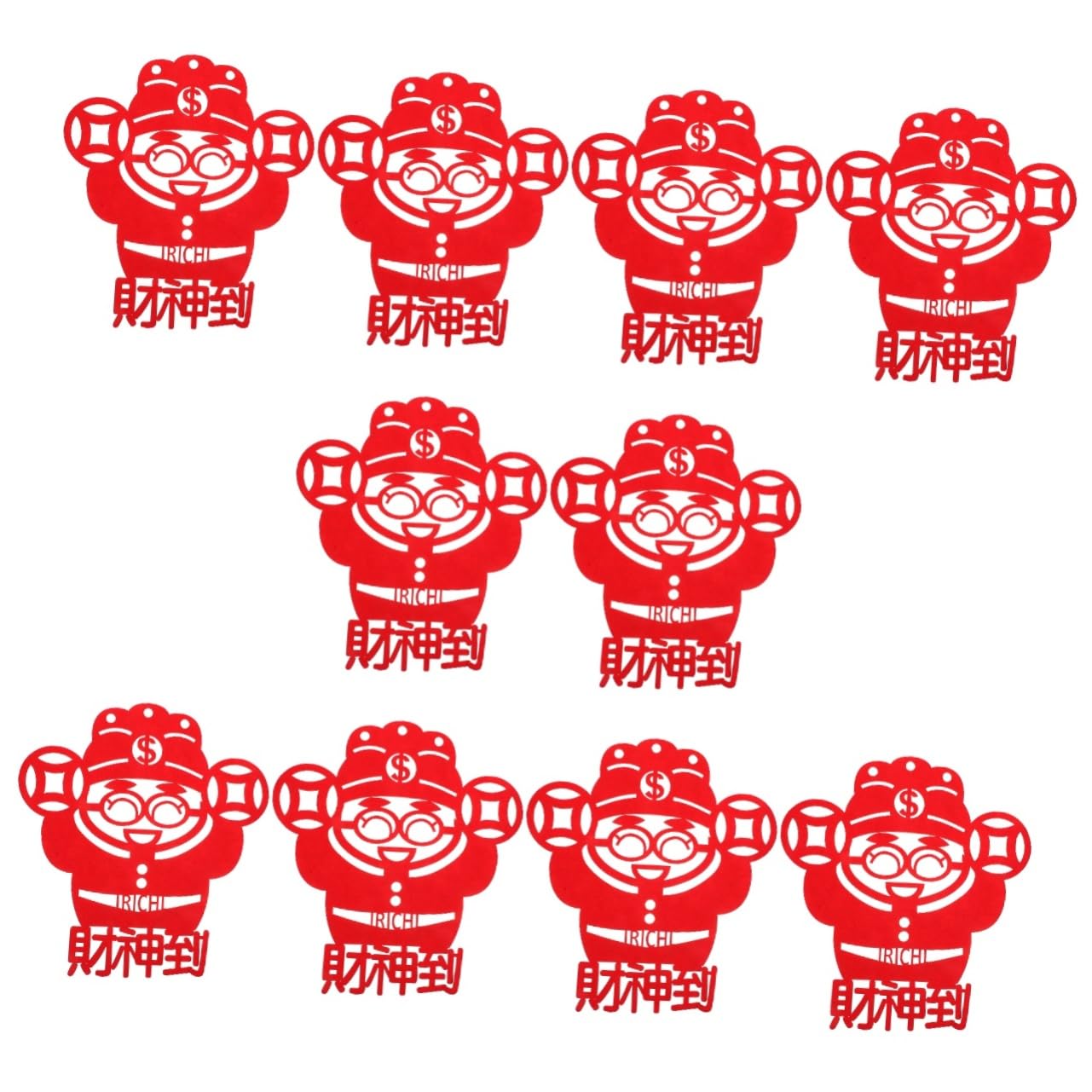Autocollants de porte en relief pour réussir facilement votre décoration asiatique