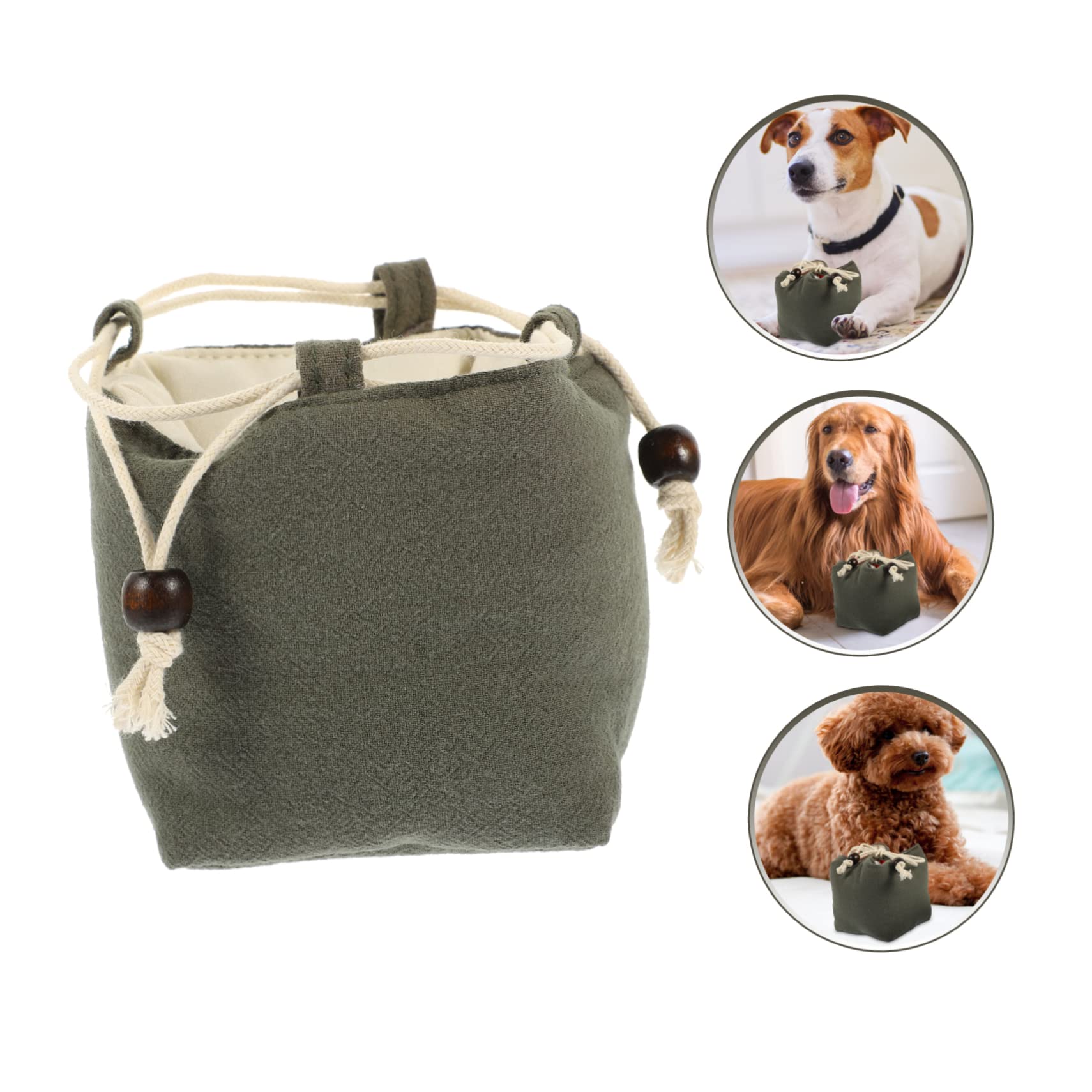 POPETPOP 5st Hund Snack Tasche Snackbeutel Für Hunde Bauchtasche Für Hundeleckerli Leckerlibeutel Für Welpen Spenderbehälter Trainingsbeutel Für Welpen Klicker Stoff Kotbeutel Strahlport