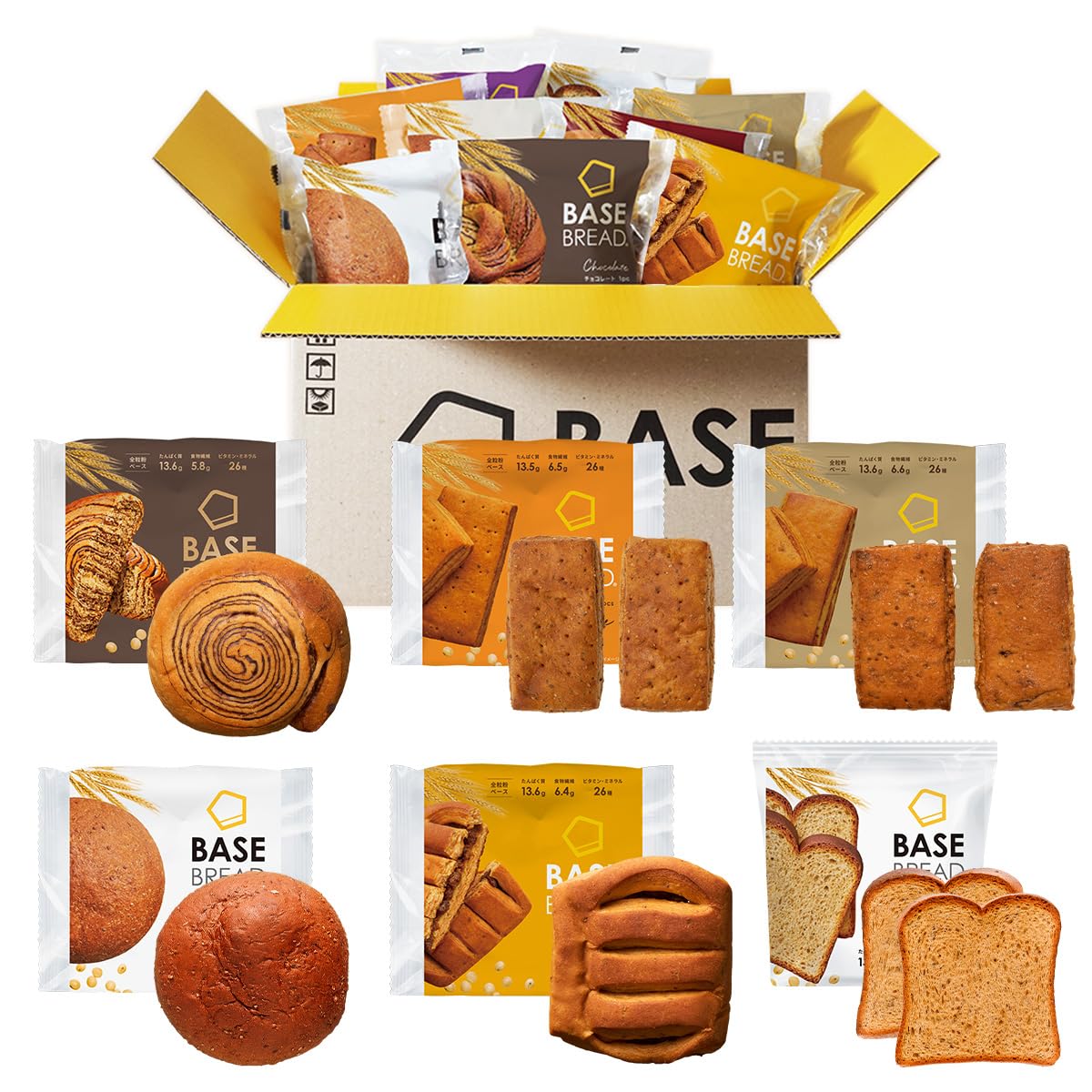 6種70袋BASE BREAD ベースブレッド 6種70袋BASE BREAD ベースブレッド 【公式通販】