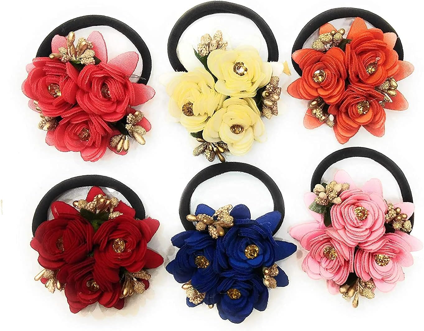 Hair Rubber Bands For Women Stylish Combo Baby Girl Cute Band Tight Nylon Clear Artificial Wire Micro Leather Colour Ponytail Headband Babies Flowers Thick Plastic Korean Men Clip Set Uigoo1