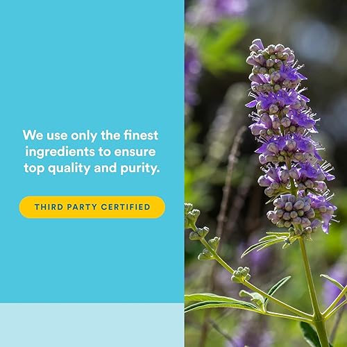 Miniatura 5 de WomenSense by Natural Factors, Vitex Chasteberry Extract, ayuda a calmar los síntomas del síndrome premenstrual y la menopausia, 90 cápsulas (90