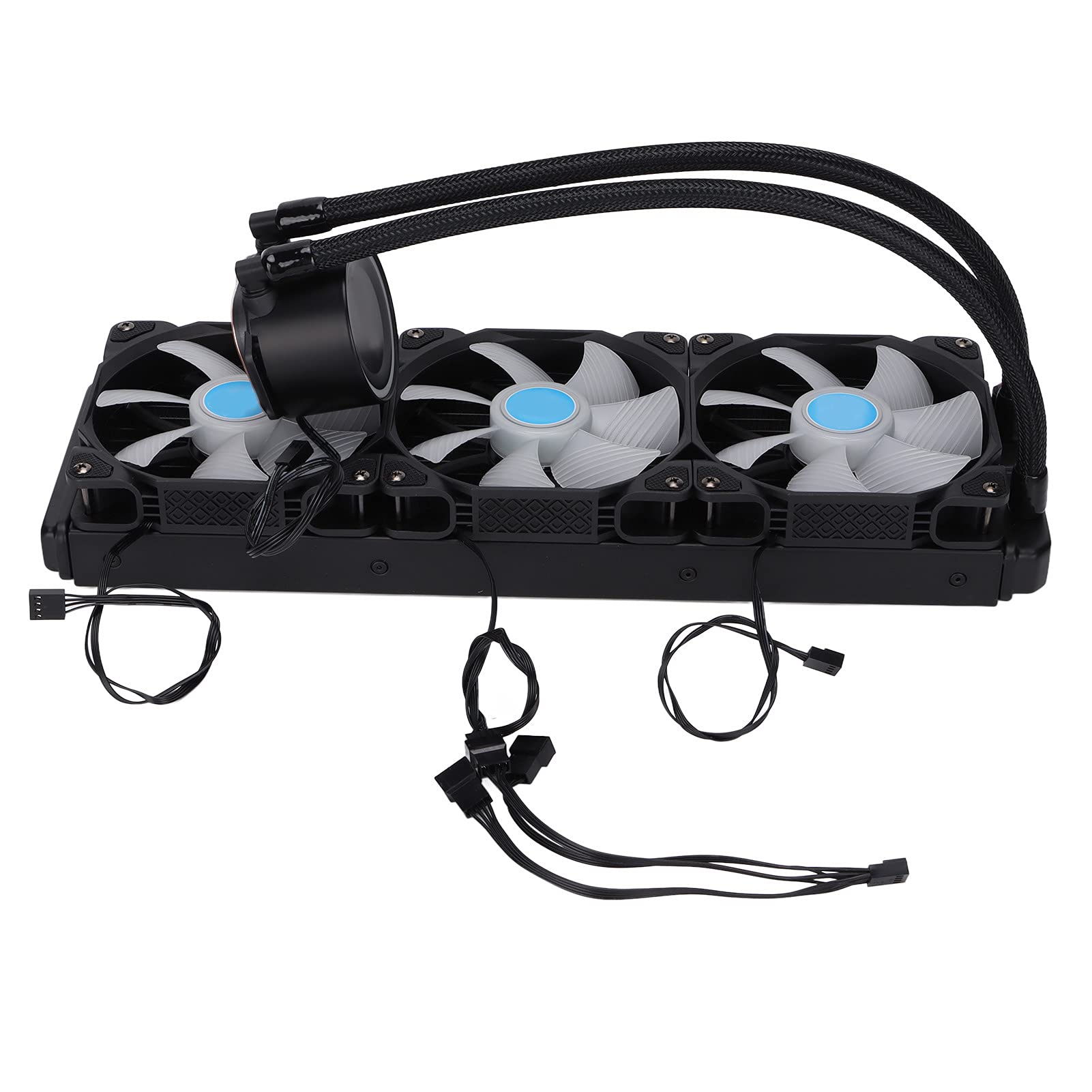 Cocoarm Chłodzenie cieczą CPU, 3x 120mm RGB PWM Wentylatory 68CFM