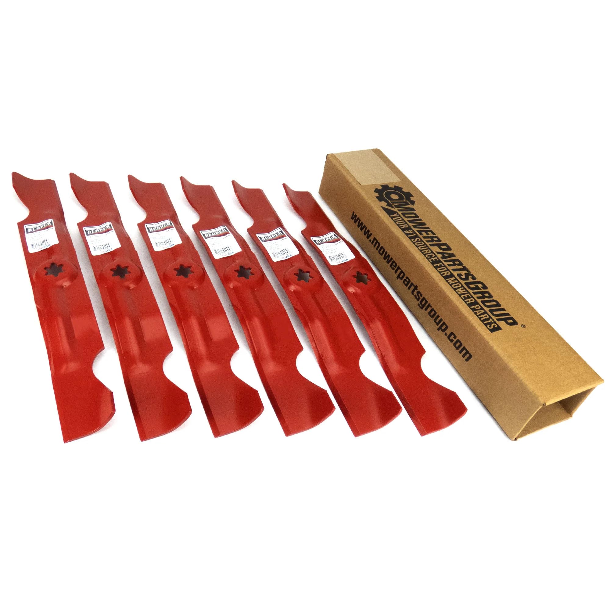 Anti Zecche Gatto Kit Di 6 Lame Per Tagliaerba Cub Cadet 50 - Compatibili Con Modelli RZT50, Sostituzione 742-04053 954-04053 Ricambi Lame Tosaerba - Foto 10