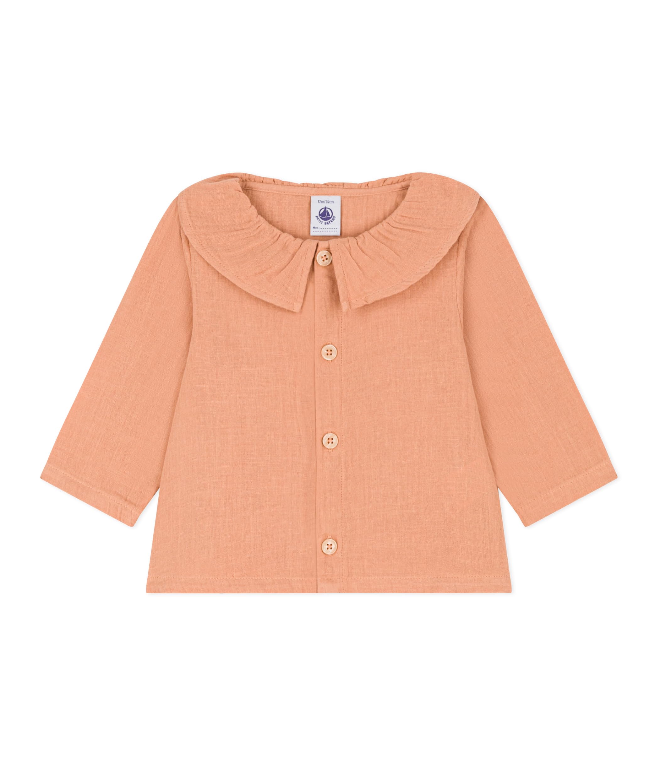 Petit Bateau A08af Blouse Manche Longue Bébé Fille (Lot de 1)
