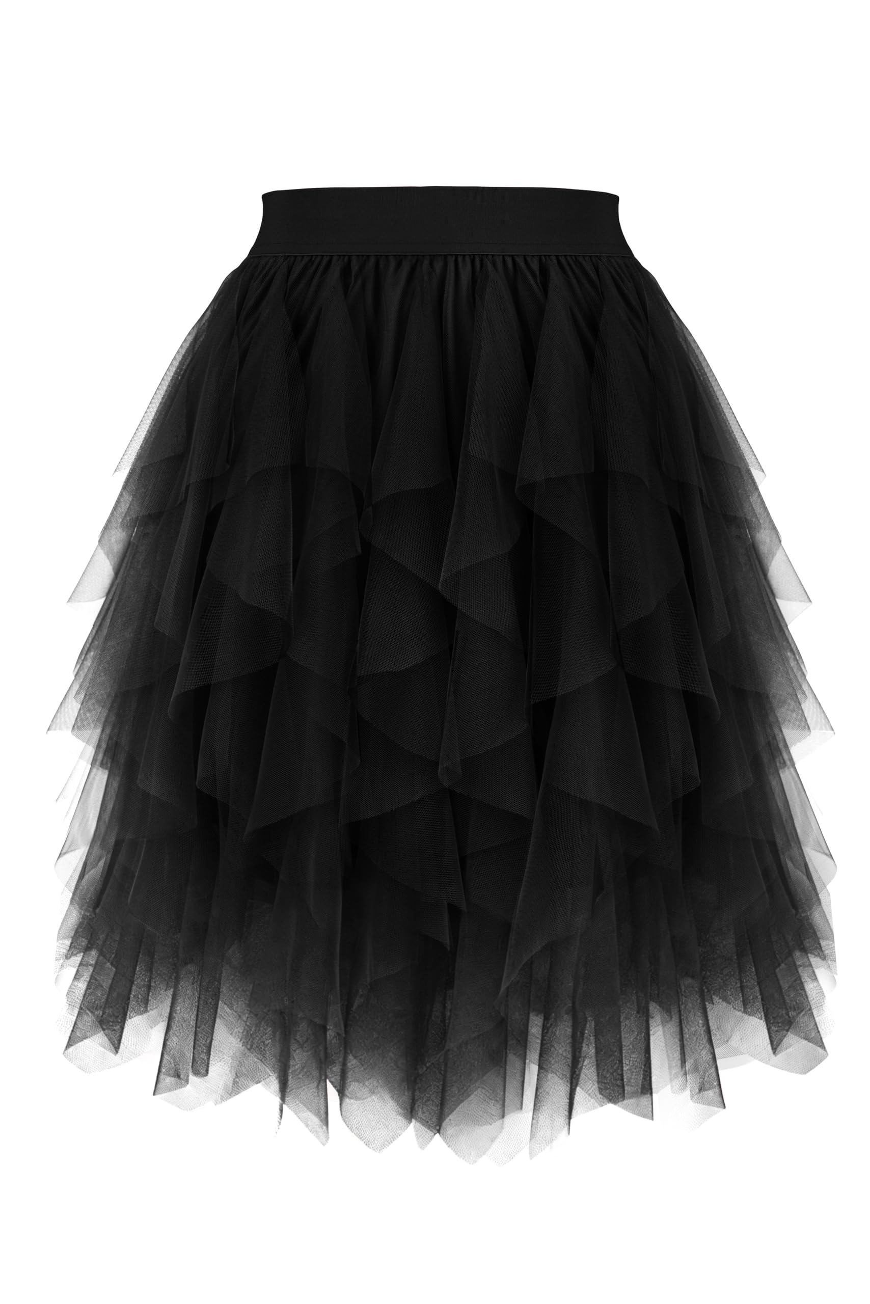 Dressever Damen Tüllrock A-Linie Feenrock Tüll Ballett Tutu Röcke Freizeitrock Karneval Party Rock