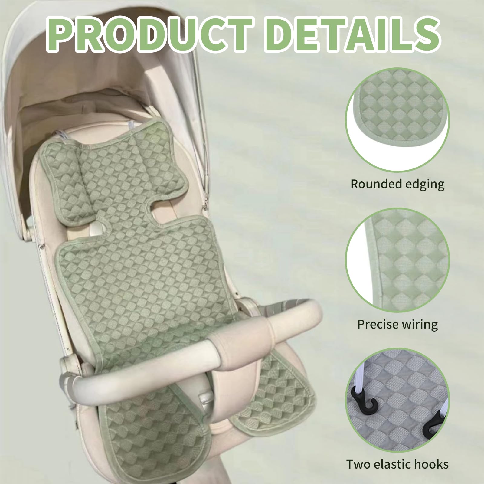 Atmungsaktive Sommer Sitzeinlage – Komfort Auflage für Babyschale & Reboarder, passend für Maxi-Cosi, Cybex, Reduziert Schwitzen, Schont Sitzbezug, Luftdurchlässiger Autositz-Schutz für Kinder