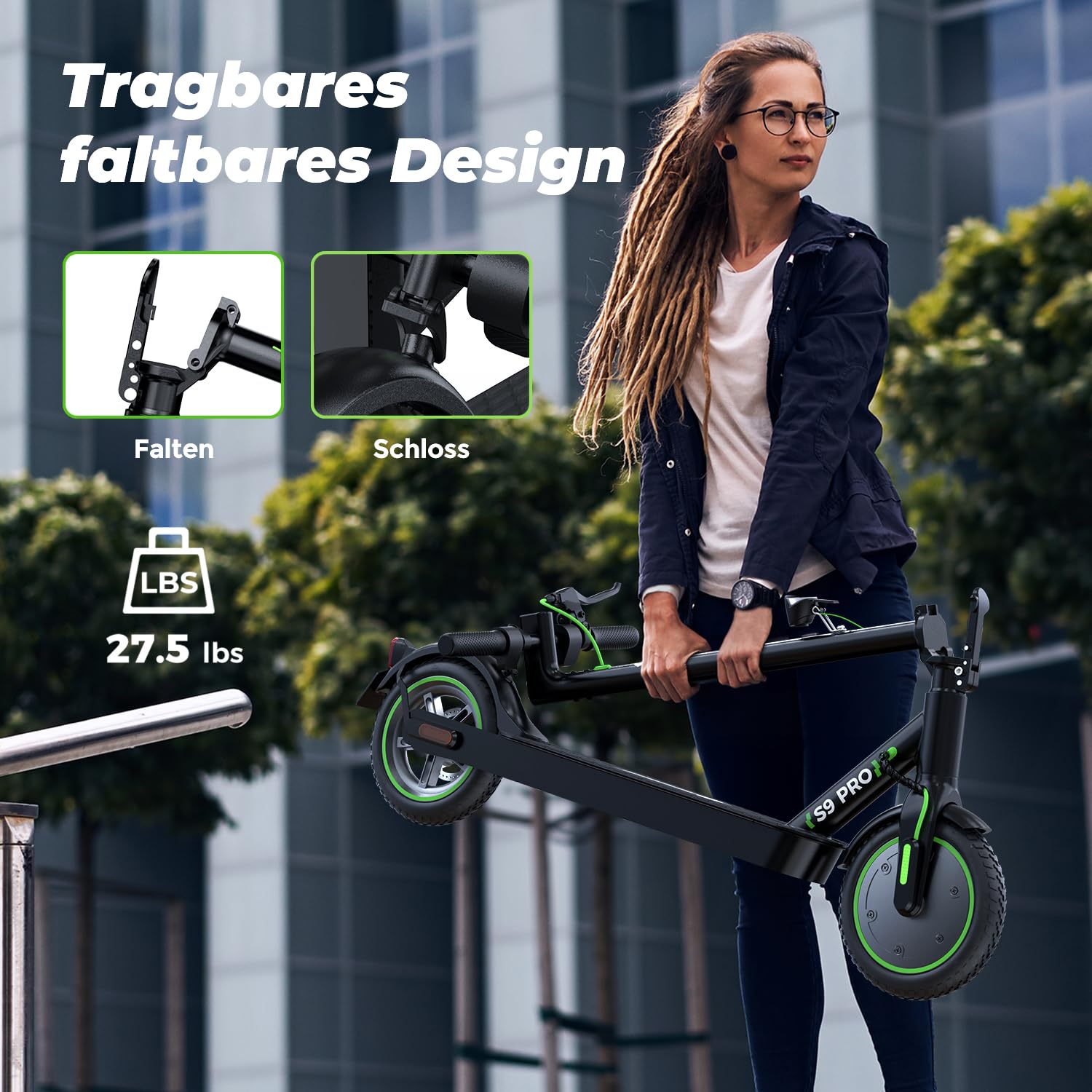 isinwheel S9pro - Scooter E Unisex Adulto