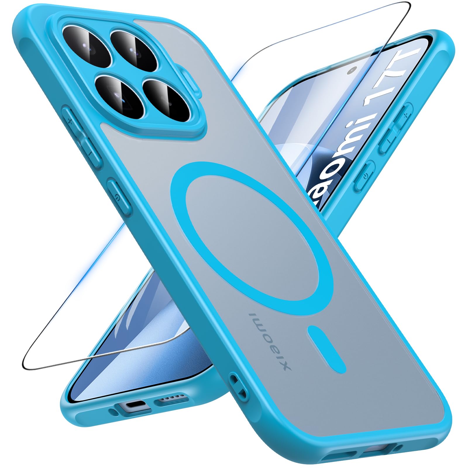Xiaomi 17T 本体 Xiaomi Tag付き　ケース付き Amazon.co.jp: OWKEY シャオミ Xiaomi 17T ケース ガラスフィルム付き