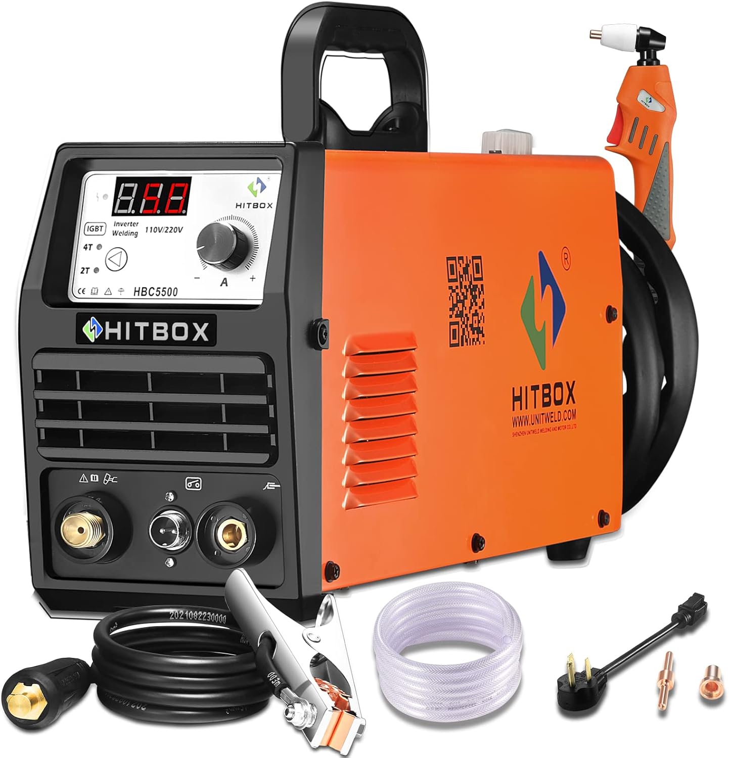 HITBOX 55Amp Plasma Cutter 220V DC Inverter Air Plasma IGBT High